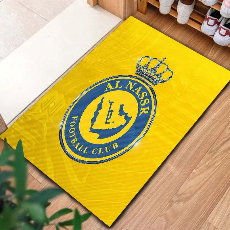 Al-Nassr FC Carpet Rug for Living Room Bedroom Home Sofa Decoration,Kids play Non-slip Floor Mat