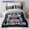Cool Gundam Pattern Bedding Set 3Pcs Printed Duvet Cover Set Boys Bedroom Bed Set No Sheet No Comforter Core
