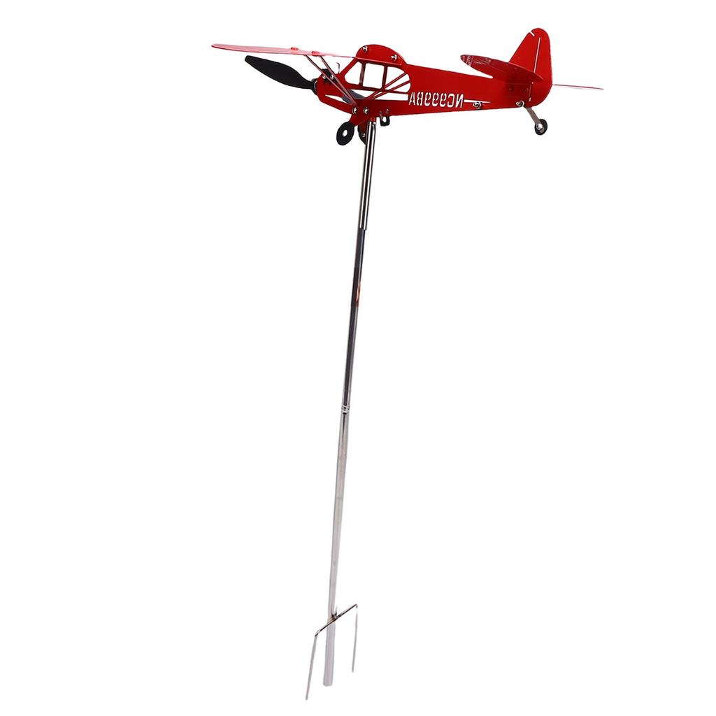Flugzeug Windrad 10,6 Zoll Eisen Metall Windmühle Outdoor Dekorative Flugzeug Skulptur für Bauernhof Rasen Hof Garten