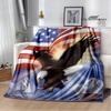 3D Eagle Printed Blanket Picnic Blankets Flange Warm Blanket Soft and Comfortable Blanket Bed Linings Birthday Gift