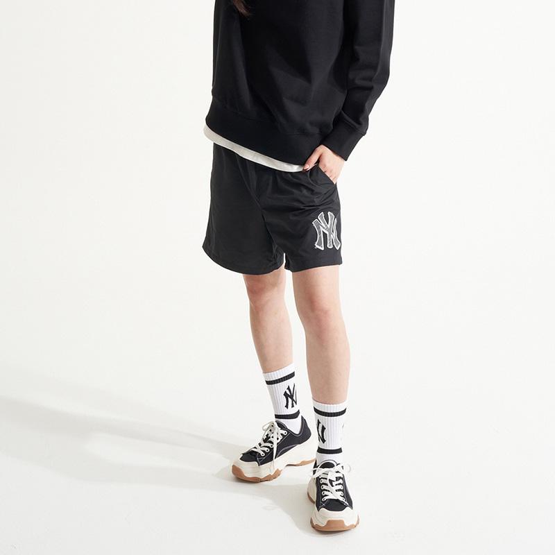 New MLB New York Yankees Casual Shorts Unisex Black 3ASMS0223-50BKS