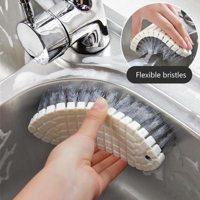 Küchenreinigungswerkzeug Reinigungsbürste Haushalt Flexible Poolbürste Badewanne Fliesenbürste Glaswandreinigung Badezimmer Schwammbürste