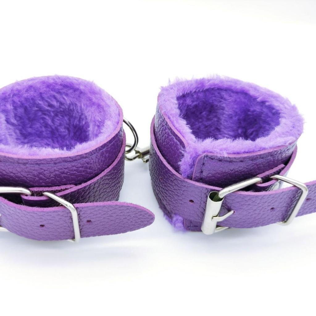 Plush Flirting Handcuffs: Bondage Adult Toys for Couples