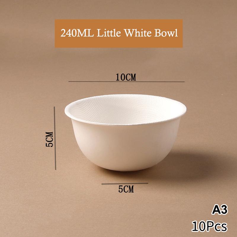 New 10Pcs Disposable Ice Cream Cup Dessert Cake Paper Cup Shaved Ice Yogurt Bowl Food Grade Tiramisu Dessert Pulp Cups