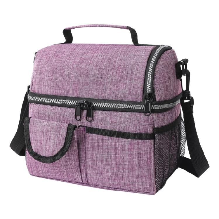 Büro- und Outdoor-Isolierter Lunchbehälter Thermische Kühltasche Wasserdichtes Oxford-Gewebe mit separater Lebensmittelaufbewahrung