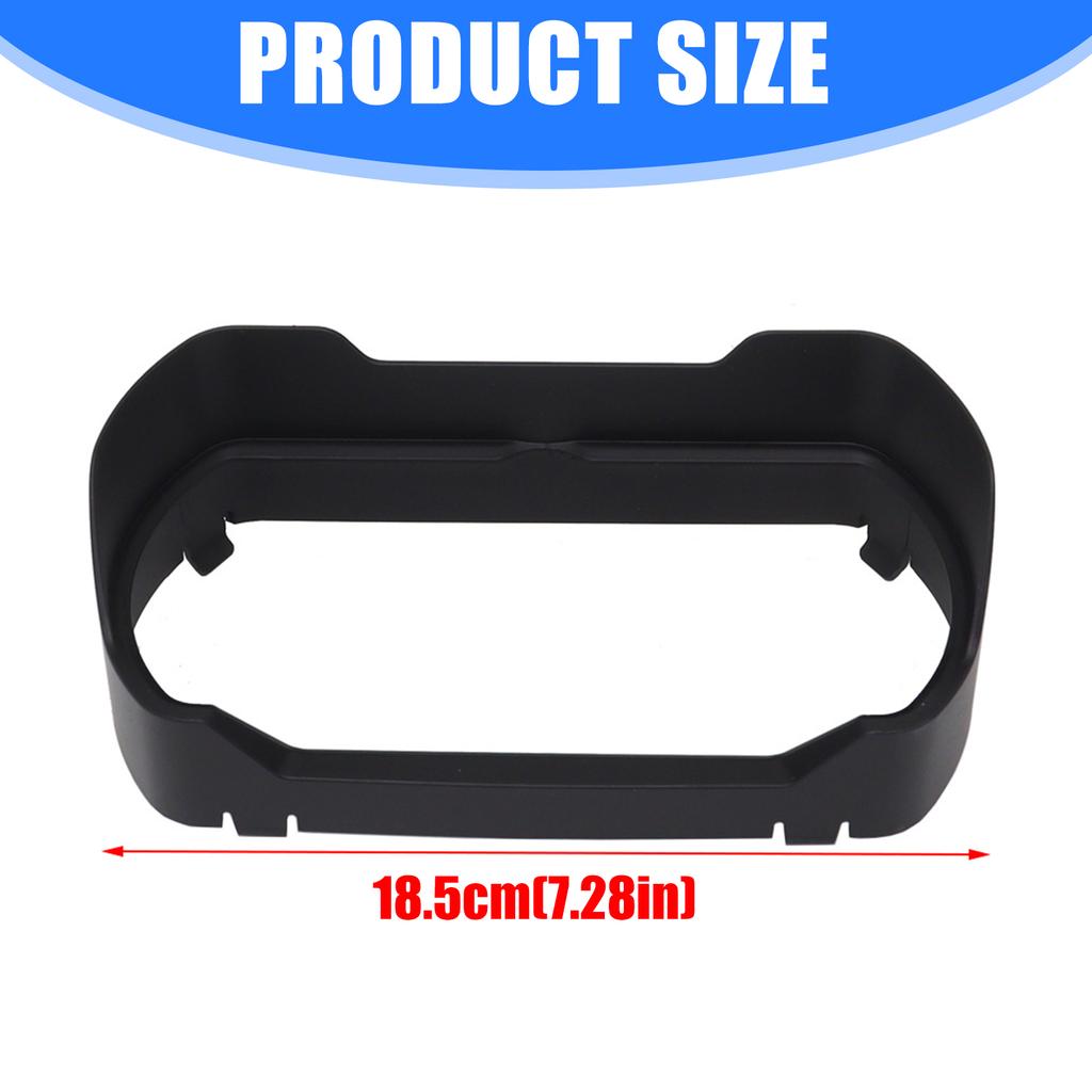 Precise Engineered Motorcycle Dashboard Shield Clear View Meter Guard Cover With Anti Dust And UV Protection Easy Install
