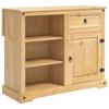 Kitchen Island Set with Drawers 3 pcs Honey Wax Solid Pine