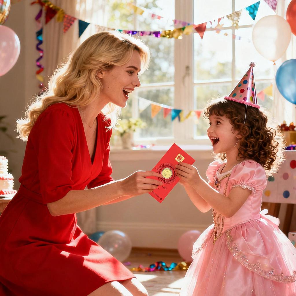 Rote Chinesische Umschläge 2026 Pferd Andenken-Päckchen Sammlermünze für Neujahr Jungen Mädchen Erwachsene Ältere Familie Freunde Winter