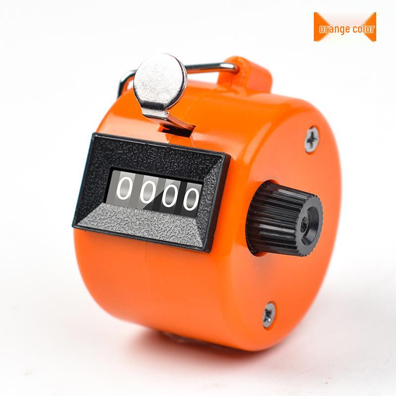 Four-Digit Handheld Metal and Plastic Tally Counter for People Flow Measurement