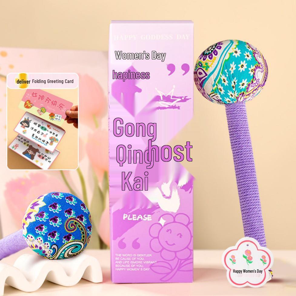 Women's Day Gift: Mugwort Massage Hammer for Girlfriend or Wife - Health & Back Massage Tool