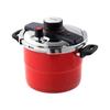 SUPOR 22cm 6L Red Pressure Cooker with Steamer