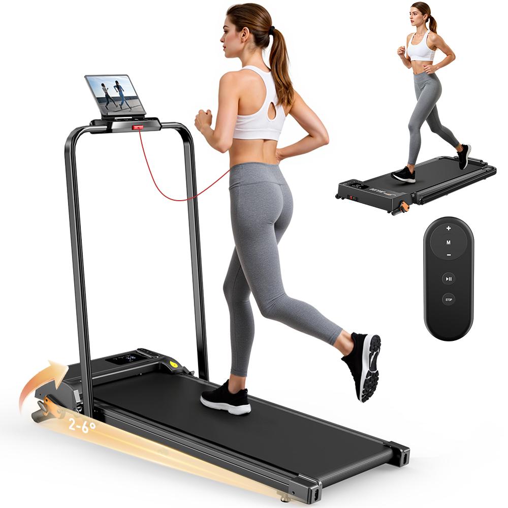 ALNSOOR FT52 2-in-1 Treadmill 1-12KM/H Top Speed 120KG Road With Bluetooth APP Connection Home Fitness Equipment