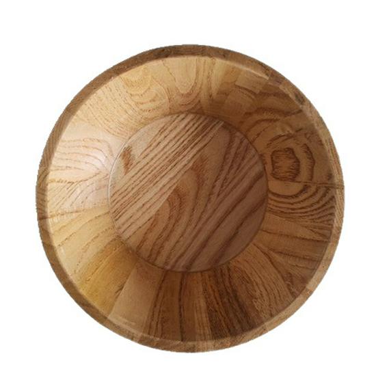Handmade Round Bamboo Salad Bowl for Fruits and Vegetables