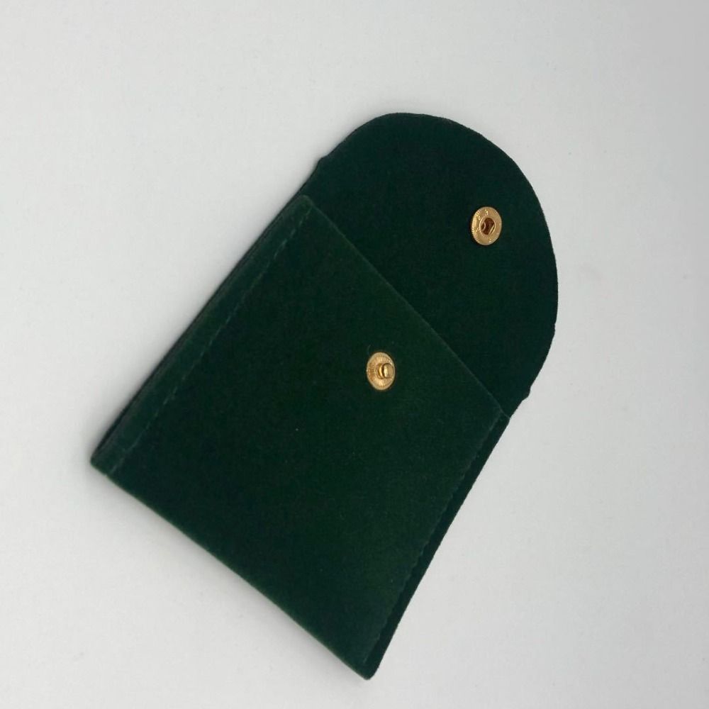 Corner Buckle Multifunctional Simple Women Jewelry Bag Velvet Storage Bag Necklace Jewelry Case