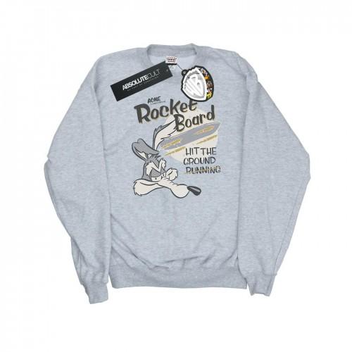Looney Tunes Womens/Ladies Wile E Coyote Rocket Board Sweatshirt
