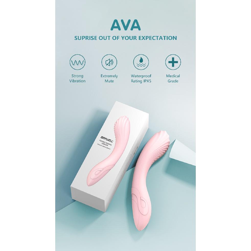 DRYWELL Dildo Vibrator Sex Toys For Woman Silicone AV Stick Vibrators For Women Clitoris Stimulator G-spot Female