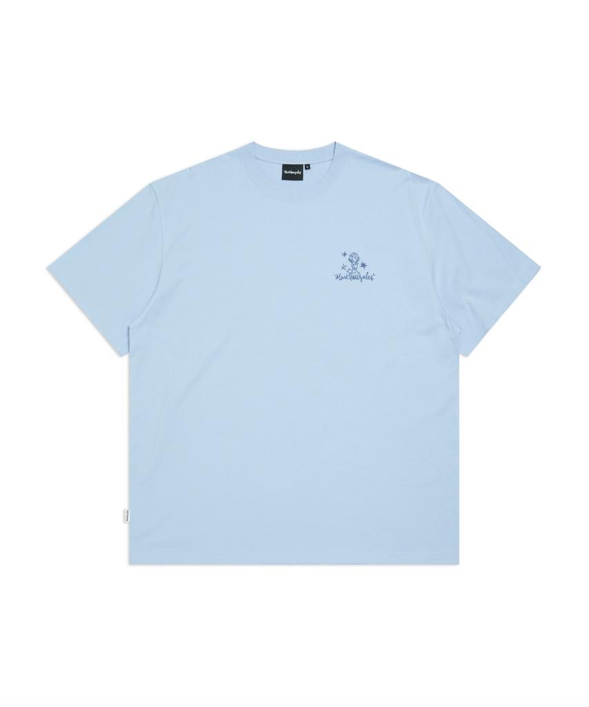 MARK GONZALES Fc Mg Short Sleeve T-Shirt - Sky Blue