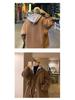 Men's Korean Style Woolen Cotton Winter Jacket - Trendy, Thickened, Loose Fit, Two-Piece Windbreaker, Retro Hong Kong Style