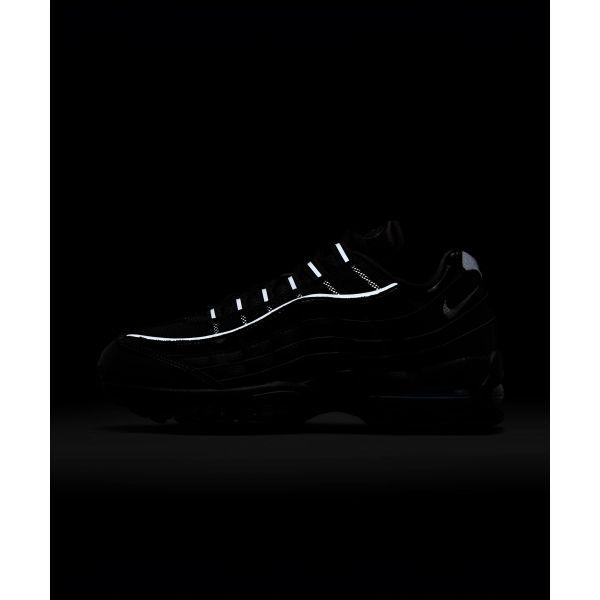 Nike Air Max 95 OG Schwarz Lack Damen Sneaker Reflekt-Silber Weiß Metallisch-Silber IB6397-001