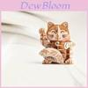 Wooden Lucky Cat 3d Puzzle Model For New Year Decor And Gift For Kids And Adults