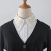 Women Handmade Fake Collar for Woman Shirt Detachable Business Removable Lapel False Collar Girls Fuax Cols Clothing Accessories