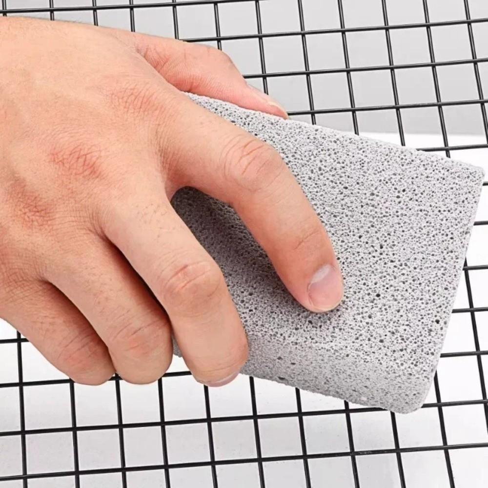 Grey BBQ Grill Cleaning Brush Brick Block Cuttable Grill Cleaning Brick New Pumice Cleaning Stone
