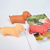 Mini Dachshund Squeeze Toy Stress Relief Simulated Dog Fidget Sensory Toy Soft Stretchy Animal Shape Home Office Desk Toy