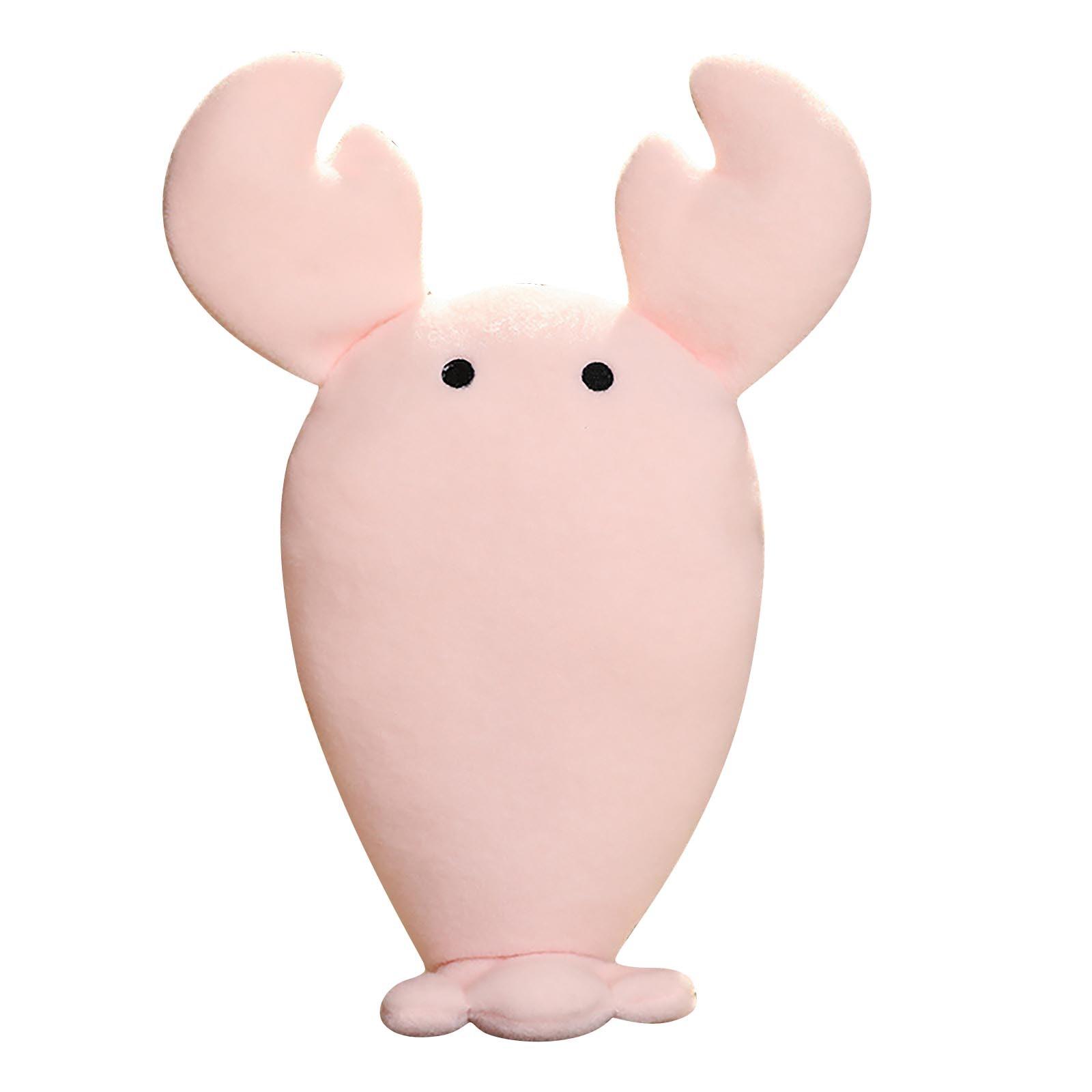 

(H0826)Симпатичная плюшевая детская игрушка-лобстер с морскими существами, праздничный подарок для детей розовый