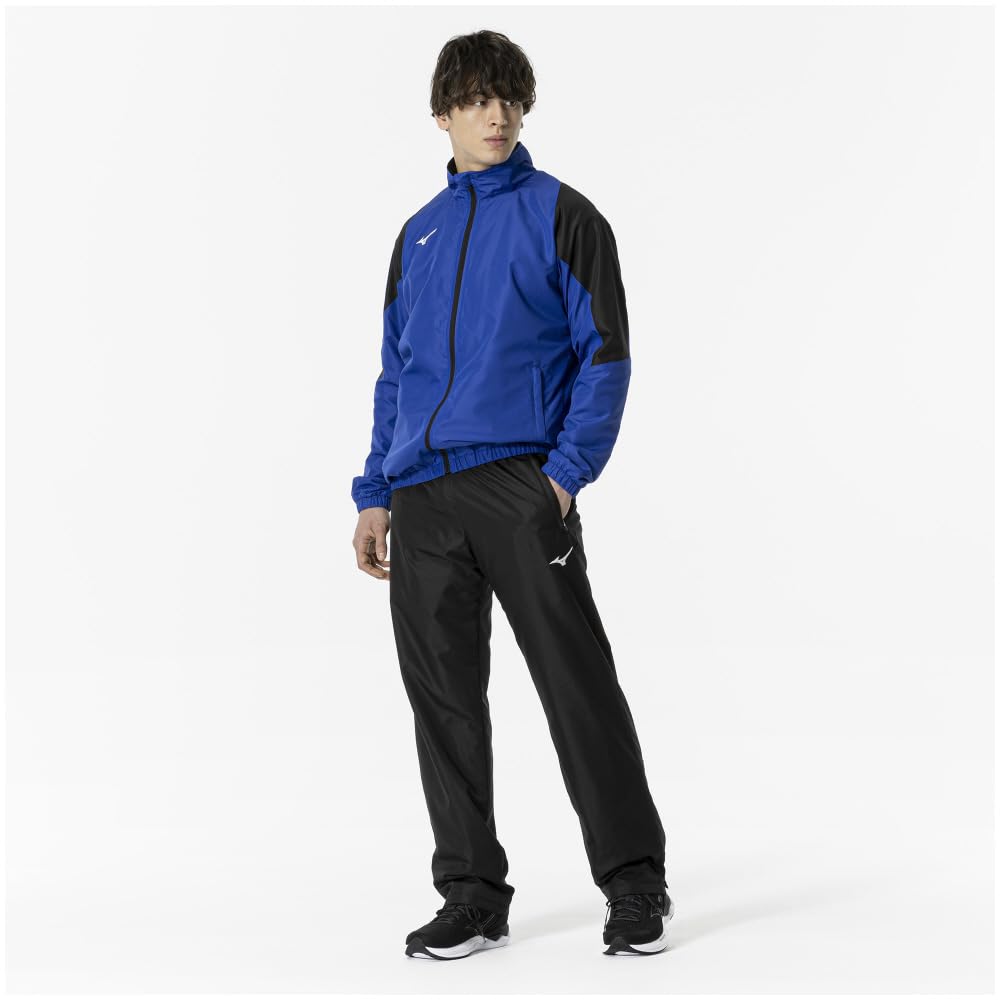 Mizuno Breath Thermo Training Warmer and Size L Pants, Moisture-Wicking Heat-Generating, 32MFA655, Black,