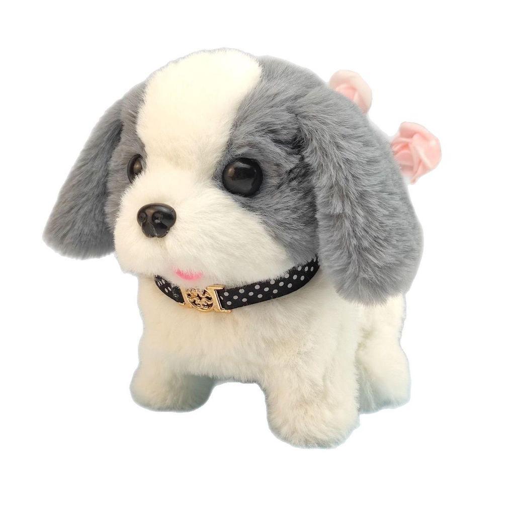 2025 Walking and Barking Plush Puppy: Interactive Toy Dog