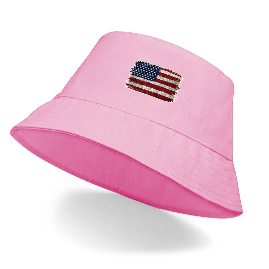 Amerika Sterne und Streifen Print Fischerhut , Patriotischer USA Flagge Fischerhut Faltbar Frühling Sonnenschutz Strandkappe