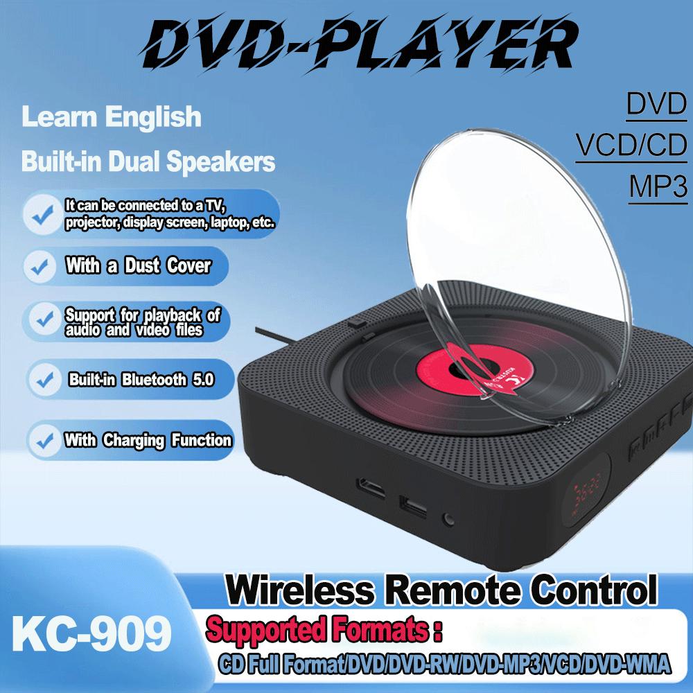 

Bluetooth CD-плеер со светодиодным дисплеем, поддерживает воспроизведение компакт-дисков, воспроизведение BT, FM-радио, раздачу USB-дисков (С функцией зарядки) чёрный