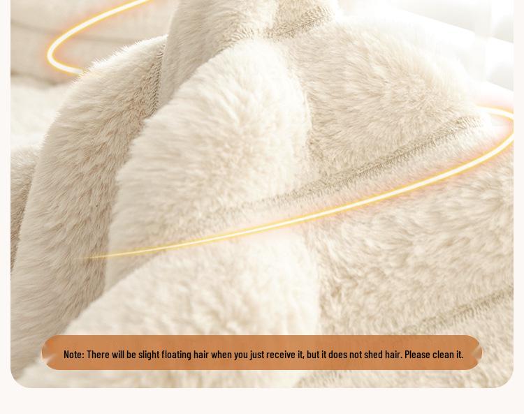 Premium Non-Slip Rabbit Fur Sofa Cushion for Autumn and Winter