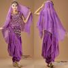 Ethnic Belly Dance Costume with Rotating Pants: Xinjiang & Indian Dance Performance Set