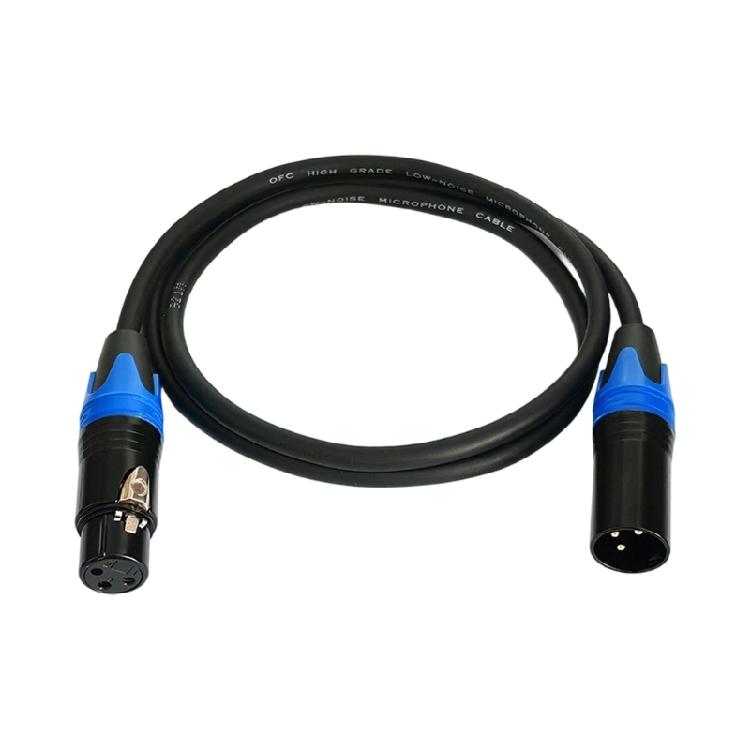 Recording XLR Signal Cable 3 Pin Male To Female, Flexible Line for Desk Side Source, Voice Use, and Stream Work