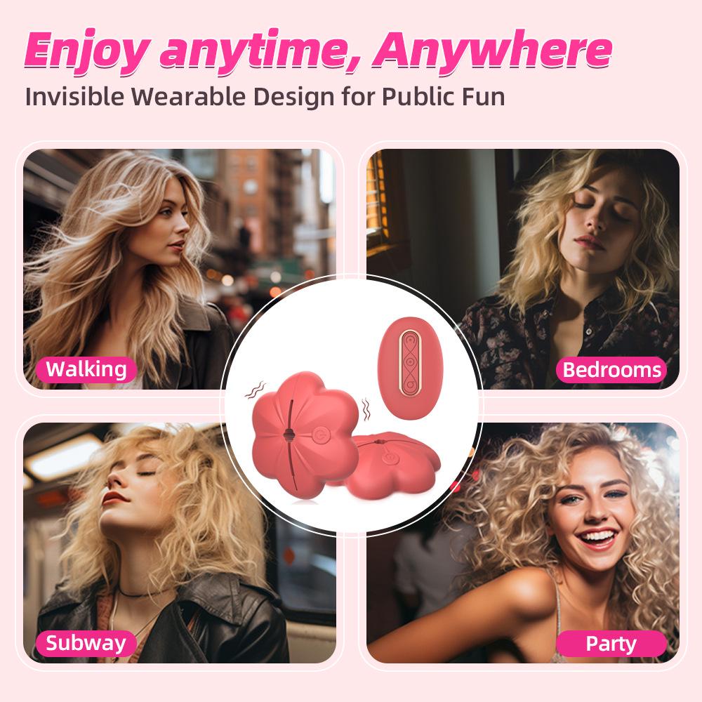 Mannomisi Silicone Vibrating Nipple Clamps & Sucking Breast Massager