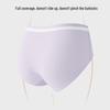 Duoduo Cotton Women's 5-Pack Mid-Waist Antibacterial Pure Cotton Panties