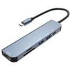 Hub USB C 6 în 1 Adaptor Tip C Extensie USB HDMI Încărcare PD de Mare Viteză 100W Dock Extensie Slot Card Transfer de Date de Mare Viteză Compatibil cu