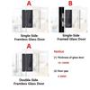 Office/Home Drilling free Glass Door Fingerprint Lock GS1 TT Lock Smart Lock Biometric Fingerprint Electronic Digital Lock
