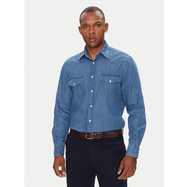 Рубашка джинсовая Tommy Hilfiger MW0MW39429 EU XXL