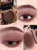 Autumn and Winter Low-Saturation Natural Brown Water-Gloss Cream Blush That Enhances Complexion Naturally, Multi-Use for Contouring