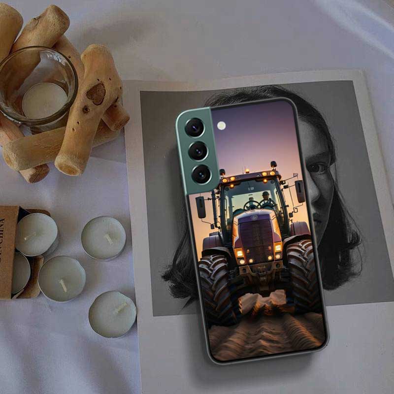Farm Machinery Harvesters Phone Case For Samsung Galaxy S22 S25 Ultra S21 S10 Plus S26 Edge S20 S23 S24 FE Cover Silicone So