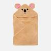 Children's Quick-Drying Coral Fleece Hooded Bathrobe Cloak Towel