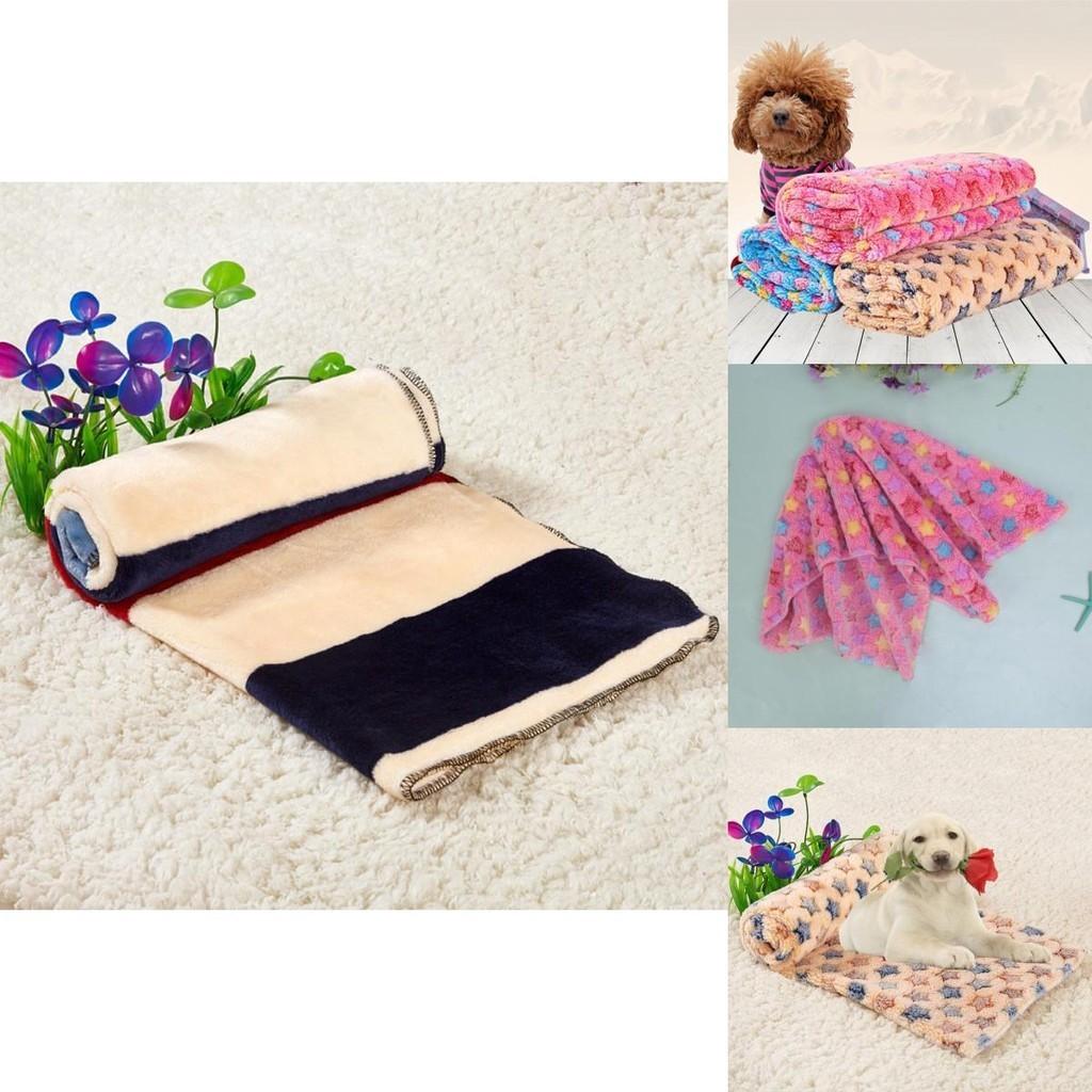 Manta Suave y Acogedora de Lana Coral para Mascotas, Perros y Gatos, para Otoño e Invierno