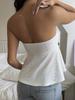 Summer New Women's Clothing High-End Sweet and Spicy Style Strapless Backless Slim Fit Tube Top