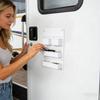 For Accessories Compartment Holder for Biodegradable Powder RV Toilet Storage Box Waste Tank Door Organizer Rack RV
