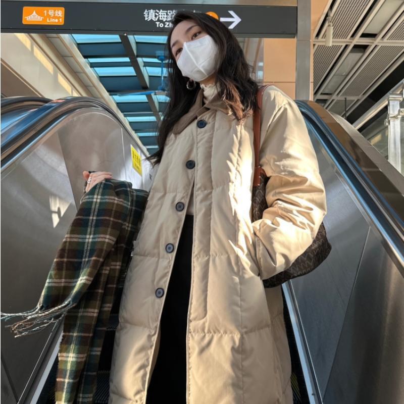 

Новый пуховик, Утепленная свободная хлопковая куртка, Куртка в корейском стиле L