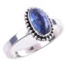 Natural Kyanite Gemstone Handmade 925 Solid Sterling Silver Ring Size 8 l4V52