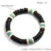 Handmade Men Wooden Bracelet Blue Howlite Beaded Braslet Meditation Yoga Healing Braclet Leisure Accessories Pulseria Hombre