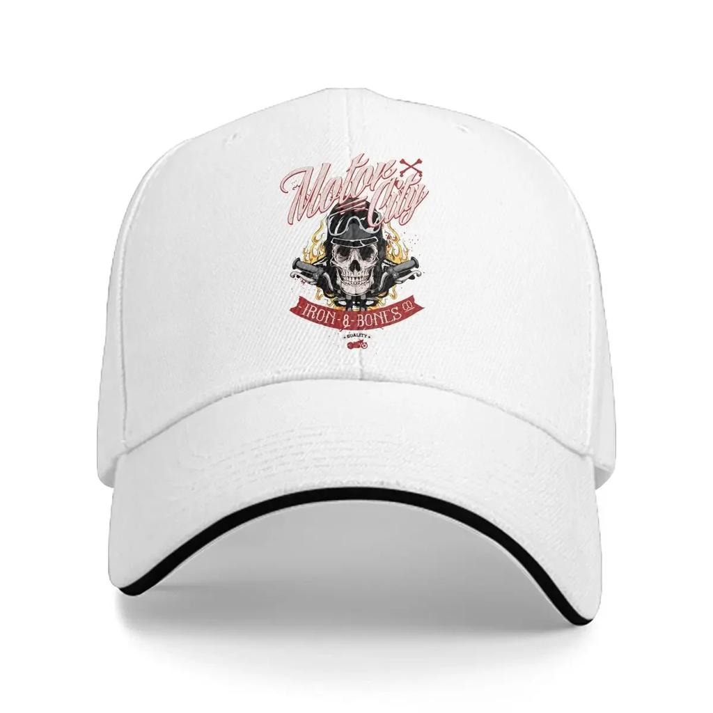 Motor City Classic Baseballkappen Schirmmützen Motorrad Sonnenhutkappen für Herren Damen